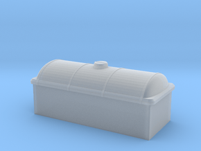 HO/OO 7-Plank Wagon Freelance Fuel Tanker v1 in Clear Ultra Fine Detail Plastic