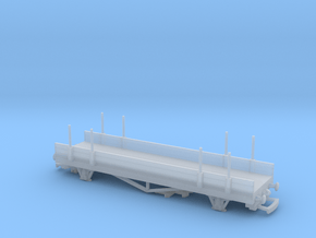 HO/OO CCT 2-Axle Flatbed V1 Bachmann REDUX in Clear Ultra Fine Detail Plastic