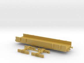 HO/OO CCT Bogie Flatbed V2 Chain REDUX in Tan Fine Detail Plastic