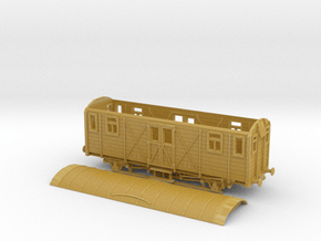 HO/OO GWR 10T Bloater Fish Van Chain in Tan Fine Detail Plastic