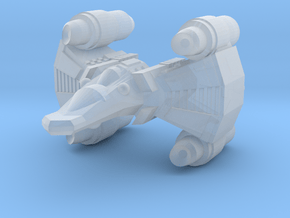 Two Seat Space Superority Fighter in Clear Ultra Fine Detail Plastic