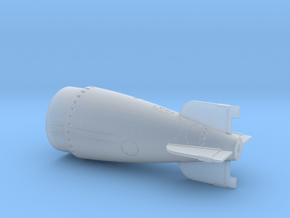 MK13-1 Torpedo Tail 1/20th scale in Clear Ultra Fine Detail Plastic