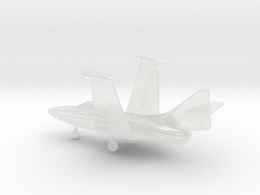 Grumman F9F-5 Panther (folded wings) in Clear Ultra Fine Detail Plastic: 6mm