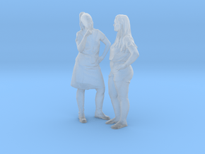 Printle S Couple 159 - 1/50 - wob in Clear Ultra Fine Detail Plastic