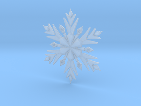 Froze Snowflake Bigger in Clear Ultra Fine Detail Plastic