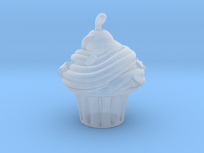 TTRPG Clutter: Frosted cupcake in Clear Ultra Fine Detail Plastic