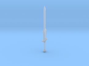 ACC-04-Sword 7inch MOTU v2.4 - Atlantean Sword in Clear Ultra Fine Detail Plastic