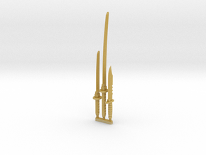 ACC-05-Swords  7inch MOTU in Tan Fine Detail Plastic