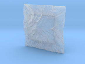 3'' Mt. Rainier, Washington, USA in Clear Ultra Fine Detail Plastic