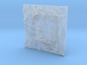 3''/7.5cm Baltoro Glacier and K2, WSF in Clear Ultra Fine Detail Plastic