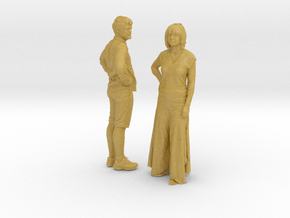 Printle C Couple 108 - 1/87 - wob in Tan Fine Detail Plastic