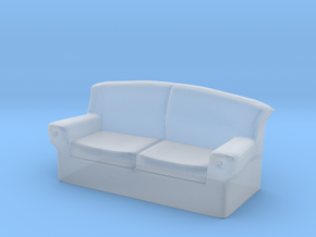 28mm scale Couch in Clear Ultra Fine Detail Plastic
