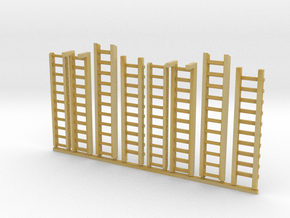 Ladders for miniature games in Tan Fine Detail Plastic