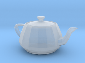 Utah teapot 3d in Clear Ultra Fine Detail Plastic