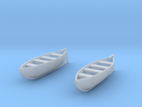 1:144 28 foot Life Boats (2) in Clear Ultra Fine Detail Plastic