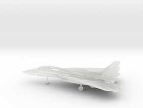Grumman F-14 Tomcat (swept wings) in Clear Ultra Fine Detail Plastic: 6mm