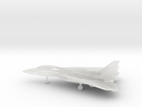 Grumman F-14 Tomcat (swept wings) in Clear Ultra Fine Detail Plastic: 1:350
