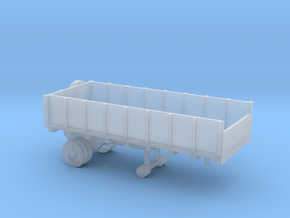 1/110 Scale Cargo Trailer 1 in Clear Ultra Fine Detail Plastic