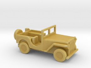 1/110 Scale MB Jeep in Tan Fine Detail Plastic