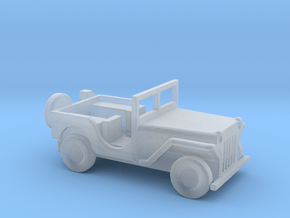 1/110 Scale MB Jeep in Clear Ultra Fine Detail Plastic