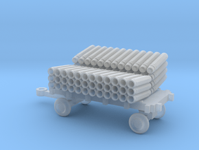 1/144 Scale SonoBouy Cart Empty in Tan Fine Detail Plastic
