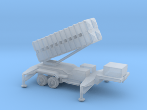 1/110 Scale Patriot Missile Launcher Trailer in Clear Ultra Fine Detail Plastic