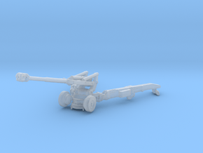 1/200 Scale M198 155mm Howitzer in Clear Ultra Fine Detail Plastic