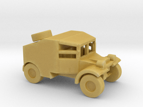 1/200 Scale Morris Armored Car in Tan Fine Detail Plastic