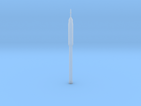 1/400 Scale Ares 1 Rocket in Clear Ultra Fine Detail Plastic