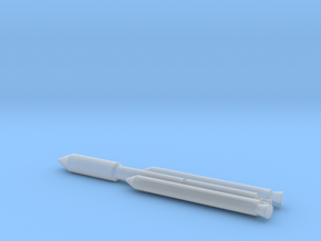 1/400 Scale Titan III D7 Centaur Rocket in Clear Ultra Fine Detail Plastic
