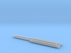 1/400 Scale Titan III L2 Rocket in Clear Ultra Fine Detail Plastic