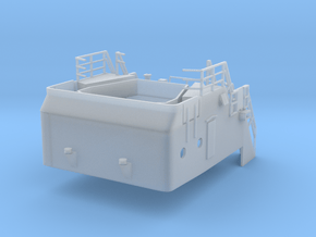 Superstructure 1/100 V60 fits Harbor Tug  in Clear Ultra Fine Detail Plastic