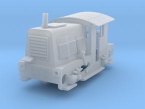 N SIK locomotor 200-300 met schade -statisch model in Clear Ultra Fine Detail Plastic