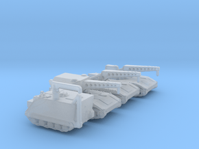 1/285 Scale Armored Recovery Vehicles in Clear Ultra Fine Detail Plastic