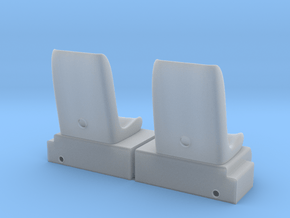 1.20 MD500 SEATS in Clear Ultra Fine Detail Plastic