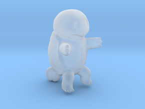 Squirtle in Clear Ultra Fine Detail Plastic