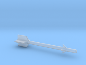 1/87 Scale AIM-9E Sidwinder in Clear Ultra Fine Detail Plastic