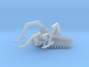 1/87 Scale M1 ABV Mine Plow in Clear Ultra Fine Detail Plastic