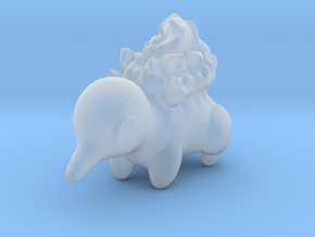 Cyndaquil in Clear Ultra Fine Detail Plastic