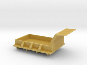 1/87 Scale M34 Dump Truck Bed in Tan Fine Detail Plastic