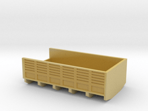 1/87 Scale M36 Truck Bed in Tan Fine Detail Plastic