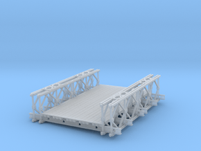 1/87 Scale Bailey Bridge Section in Clear Ultra Fine Detail Plastic