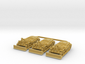 1/285 Centaur AVRE Dozer 3-Pack in Tan Fine Detail Plastic