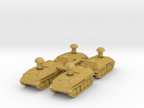 1/285 Deutscher Schützenpanzerwagen 1944 4-Pack in Tan Fine Detail Plastic