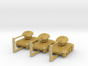 1/285 A46 Light Tank 3-Pack in Tan Fine Detail Plastic