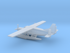 1/400 Scale Cessna 208 Float Plane in Clear Ultra Fine Detail Plastic