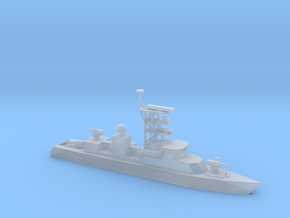 1/285 Scale Cyclone-class patrol ship in Clear Ultra Fine Detail Plastic