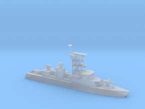 1/600 Scale Cyclone-class patrol ship in Clear Ultra Fine Detail Plastic