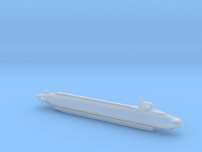 1/700 Scale US Navy NR-1 Test Submarine in Clear Ultra Fine Detail Plastic