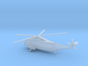 1/300 Scale SH-3 Sea King in Clear Ultra Fine Detail Plastic